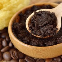 Mint Coffee Scrub - Natural Exfoliating Scrub, Organic Body Polish, Coffee Infused