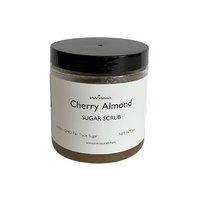 Cherry Almond Sugar Scrub - Exfoliating Organic Body Scrub