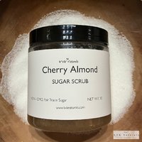 Cherry Almond Sugar Scrub - Exfoliating Organic Body Scrub