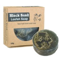 Black Seed Loofah Soap - Natural Handmade Soap, Organic Soap, Cleansing Bar