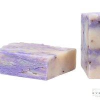 Lavender Flowers Soap Bar -  Natural Handmade Organic Soap, Cold Process Bar, Homemade Soap