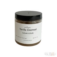 Vanilla Oatmeal Sugar Scrub - Exfoliating Organic Body Scrub