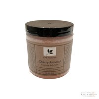 Cherry Almond Foaming Bath Salt - 8 oz Soak for Relaxation and Pampering, Self Care