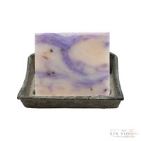 Lavender Flowers Soap Bar -  Natural Handmade Organic Soap, Cold Process Bar, Homemade Soap