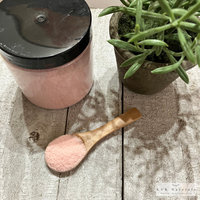 Cherry Almond Foaming Bath Salt - 8 oz Soak for Relaxation and Pampering, Self Care