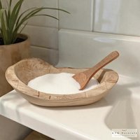Bath Salt Spoon - Wooden Spoon, Salt Spoon, Small Wooden Spoons