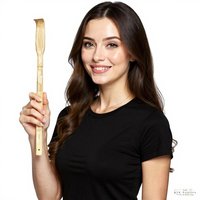 Traditional Bamboo Wood Back Scratcher - Relaxation Tool, Rustic Wooden Back Scratch, Self Care Gift Idea