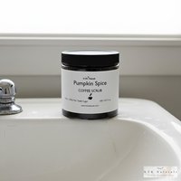 Pumpkin Spice Coffee Scrub: Natural Exfoliating Body Polish, 9 oz
