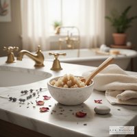 Lavender Sugar Scrub - Exfoliating Organic Body Scrub