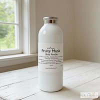 Fruity Musk Body Powder: Talc Free Dusting Powder, 4 oz