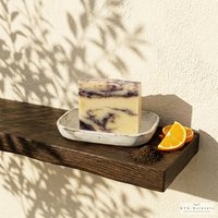 Orange Patchouli Soap Bar: Natural Handmade Cold Process Soap