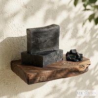 Handmade Organic Activated Charcoal Soap Bar: Cold Process