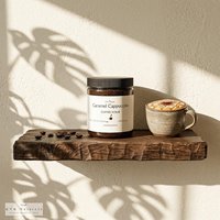 Caramel Cappuccino Coffee Scrub: Natural Exfoliating Body Polish (9 oz)