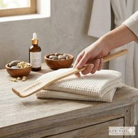 Handmade Bamboo Back Scratcher: Rustic Self-Care Tool