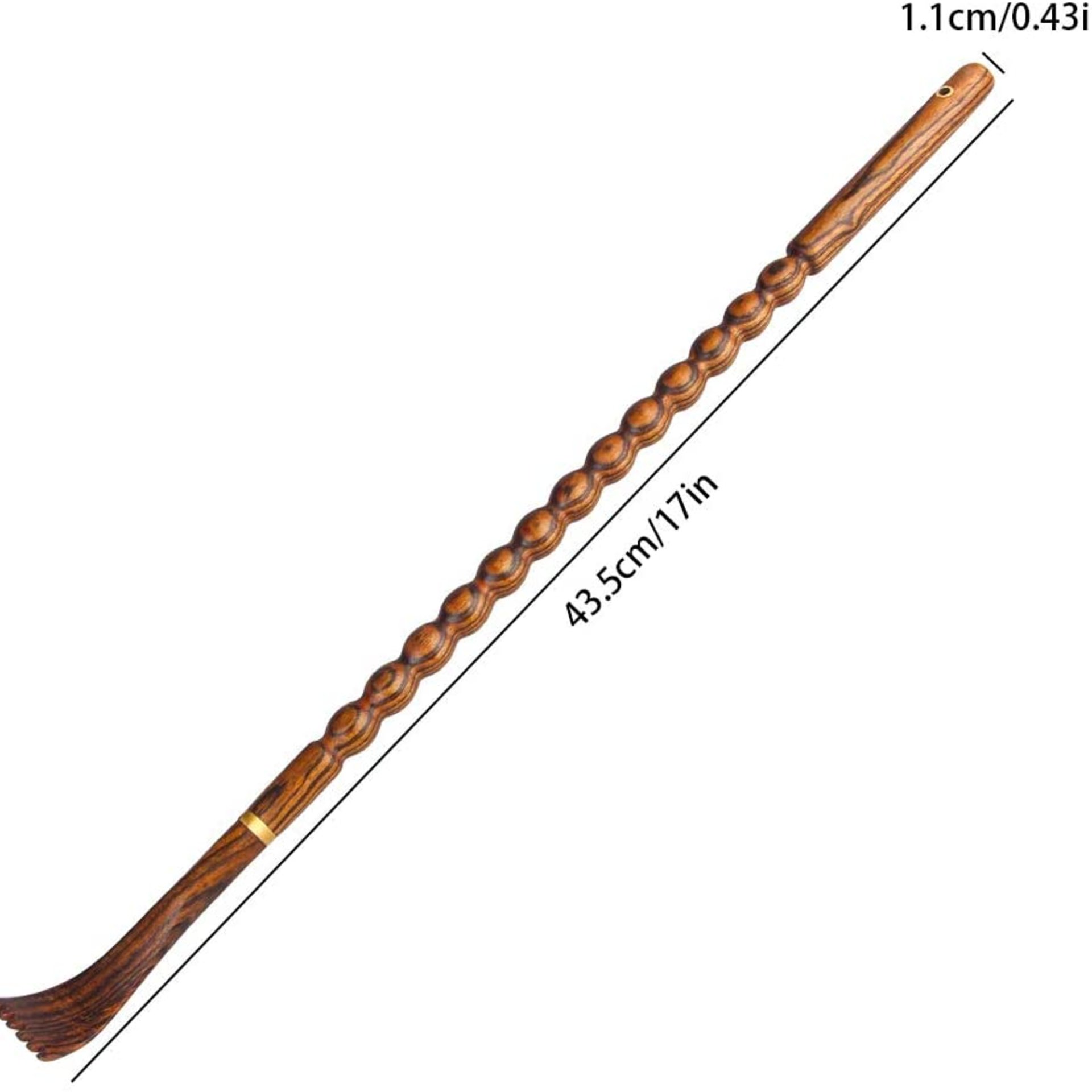 Fancy Bocote Wood Back Scratcher - Relaxation Tool, Rustic Wooden Back Scratch, Self Care Gift Idea