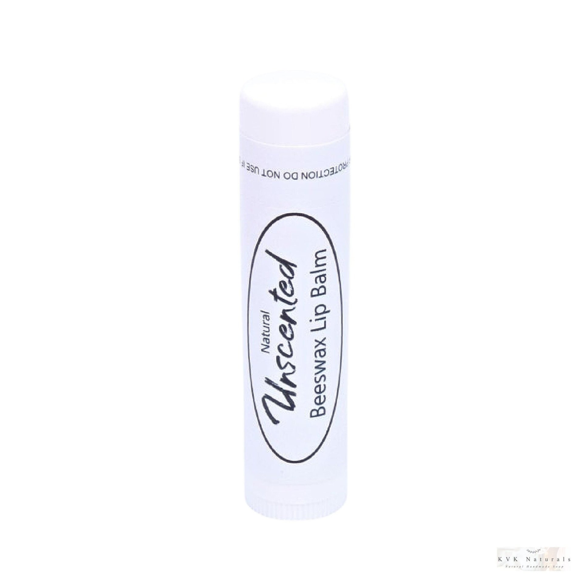 Unscented Lip Balm Set of 3 - Lip Moisturizer, Natural Lip Care, Gift for Men and Women