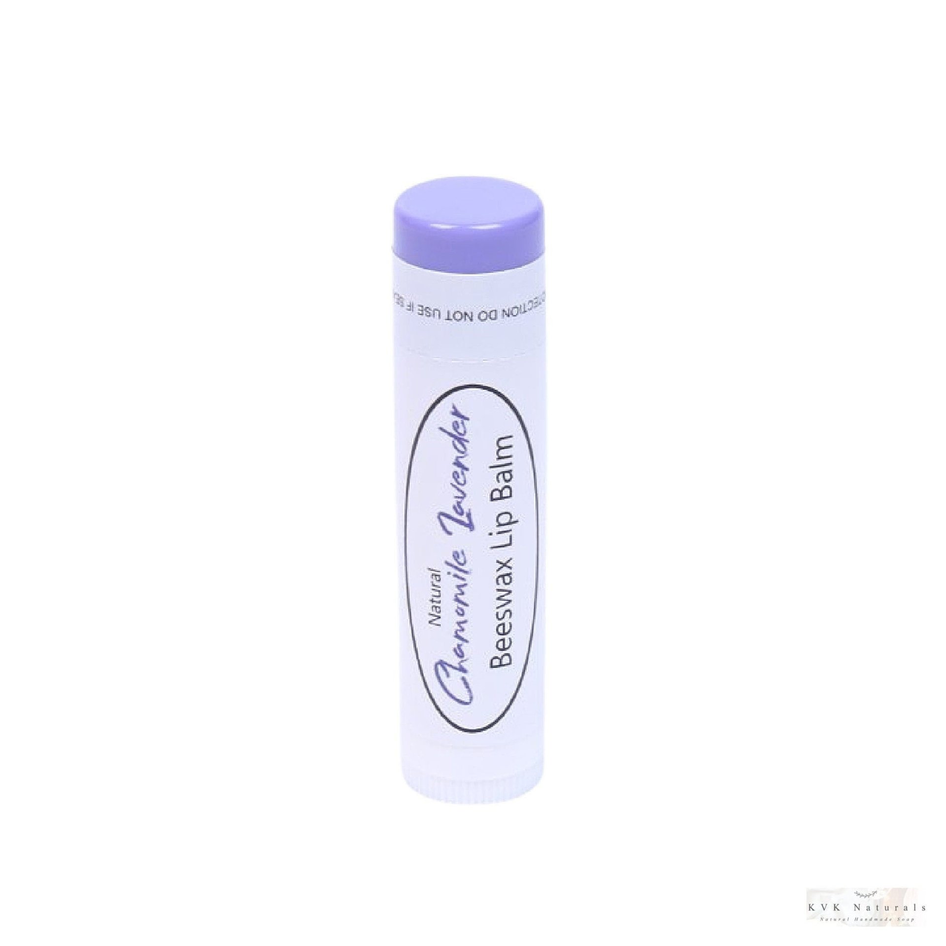 Chamomile Lavender Lip Balm Set of 3 - Lip Moisturizer, Natural Lip Care,  Gift for Men and Women
