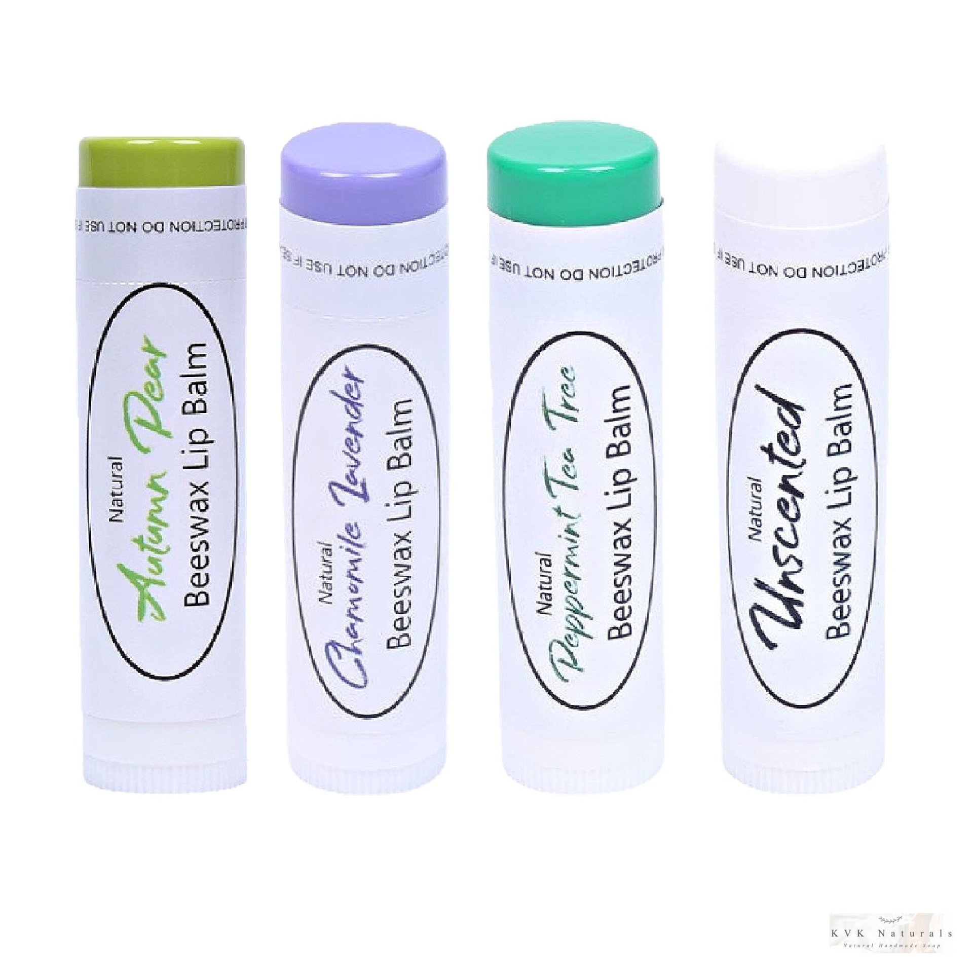 All Natural Lip Balms - Lips, Lip Moisturizer, Natural Lip Care, Gift for Men and Women