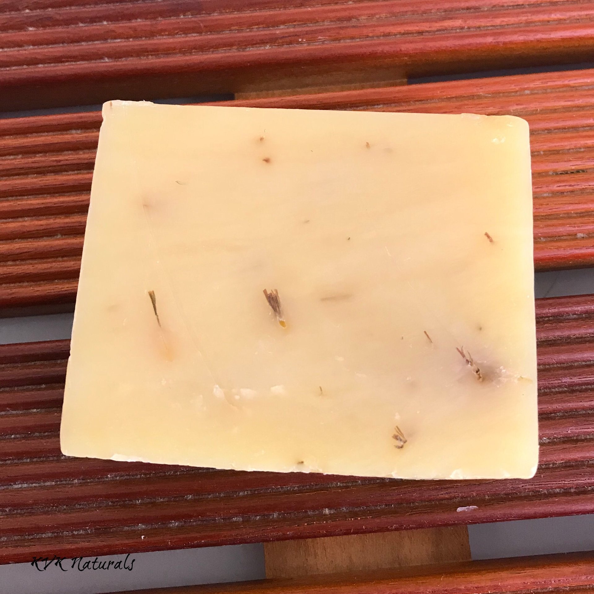 Lemongrass Soap Bar - Natural Handmade Organic Soap, Cold Process Bar, Homemade Soap