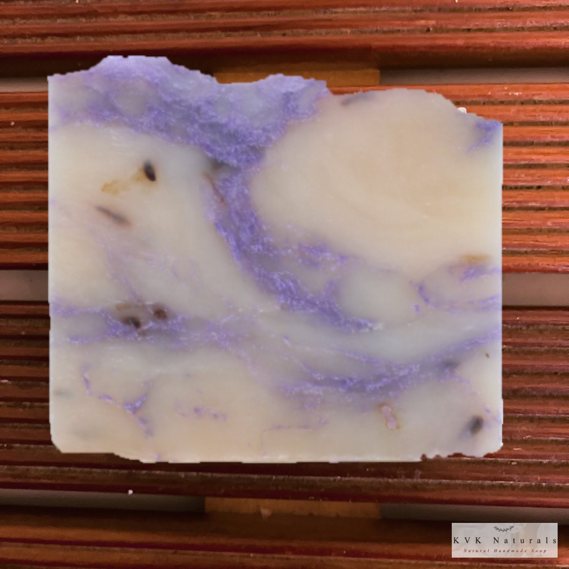 Lavender Flowers Soap Bar -  Natural Handmade Organic Soap, Cold Process Bar, Homemade Soap