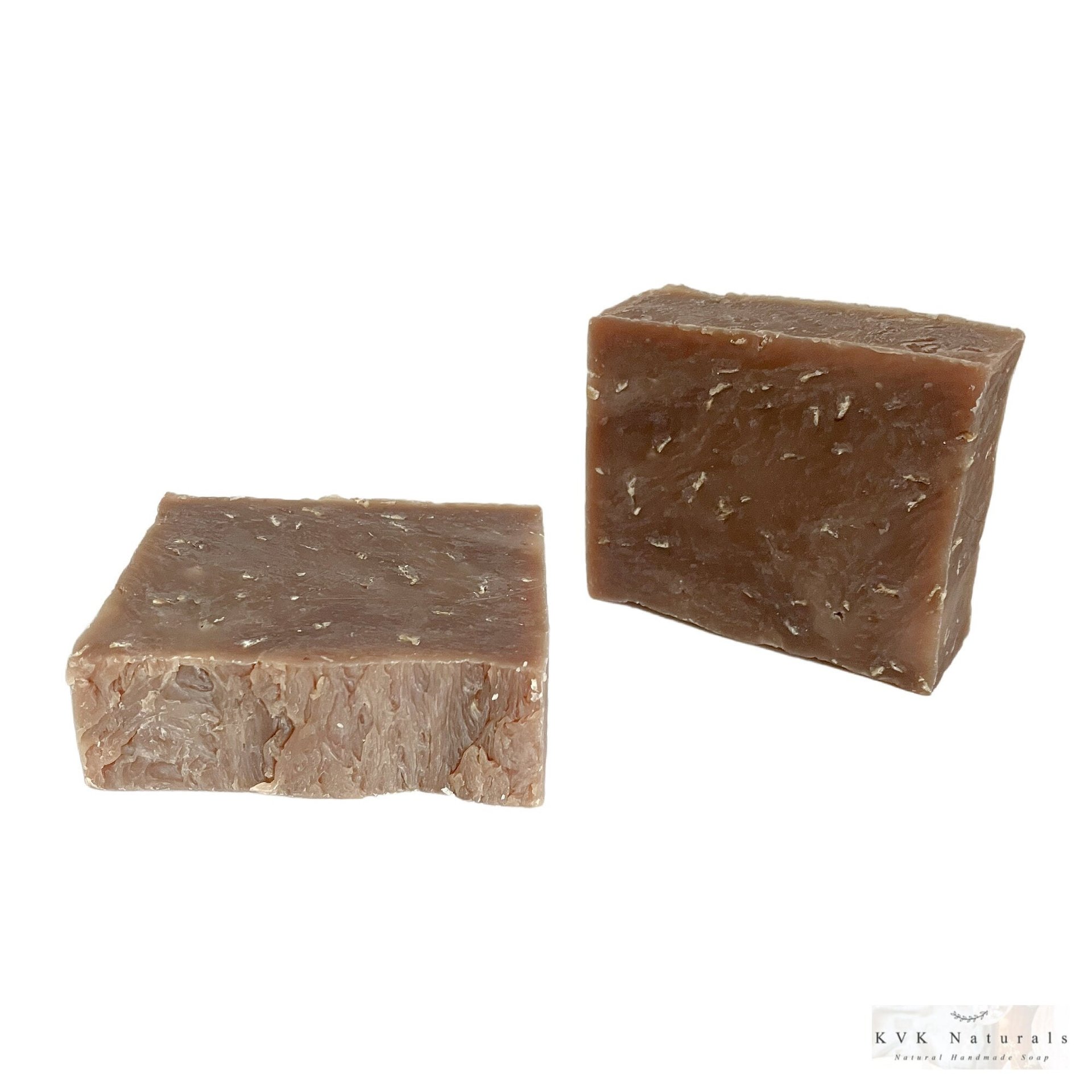 Oatmeal Milk Honey Goat Milk Soap Bar - Natural Handmade Organic Soap, Cold Process Bar, Homemade Soap