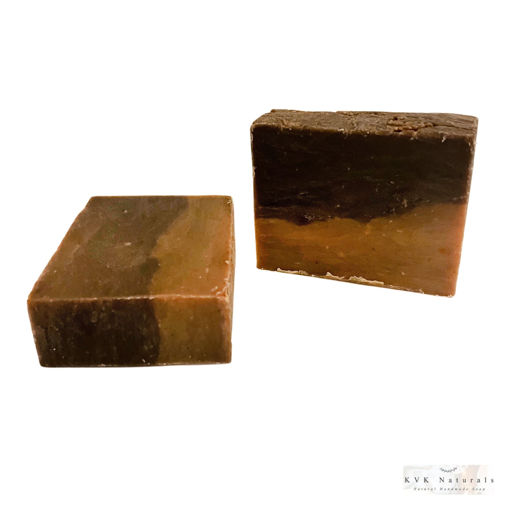 Orange Chocolate Soap Bar - Natural Handmade Organic Soap, Cold Process Bar, Homemade Soap