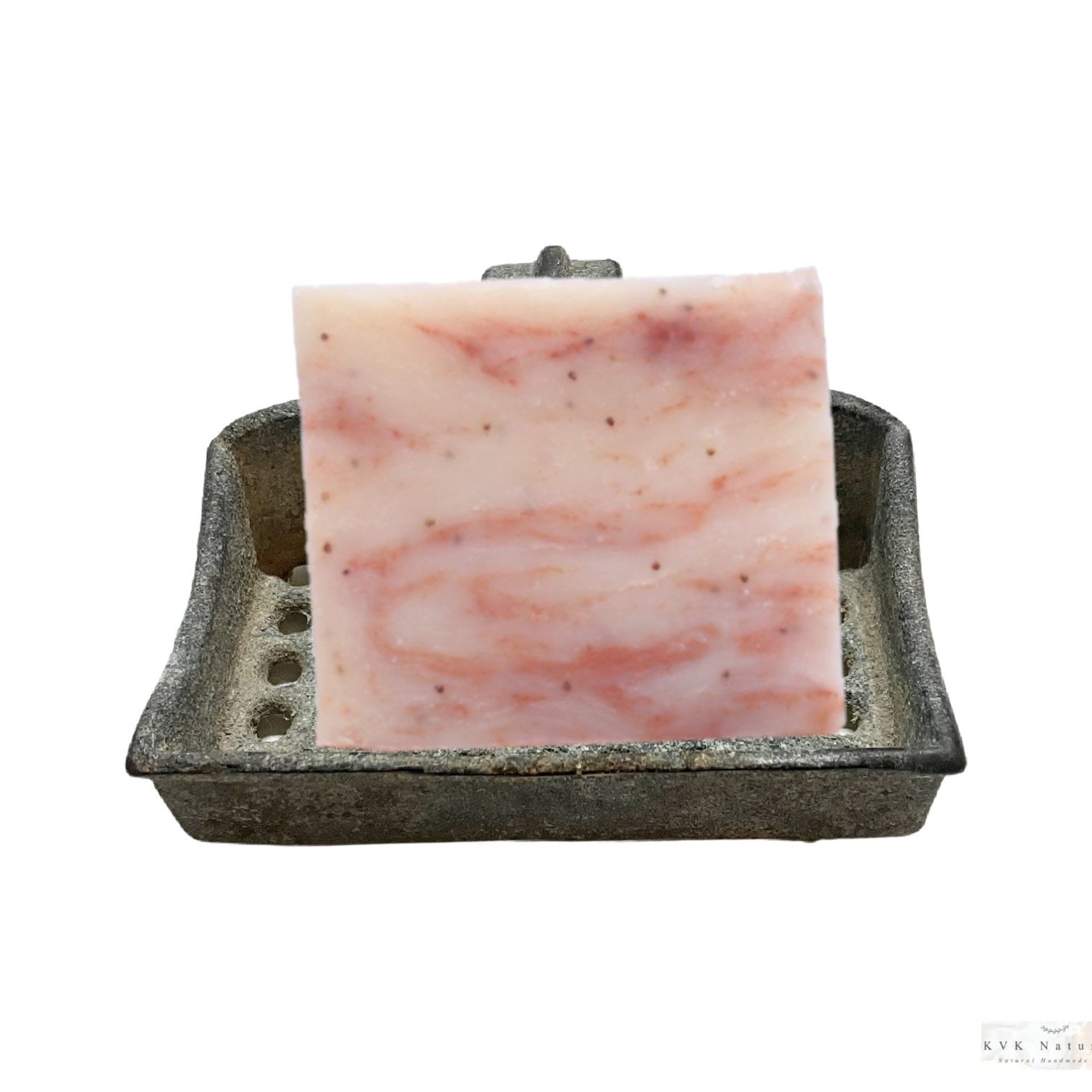 Summer Strawberry Soap Bar - Natural Handmade Organic Soap, Cold Process Bar
