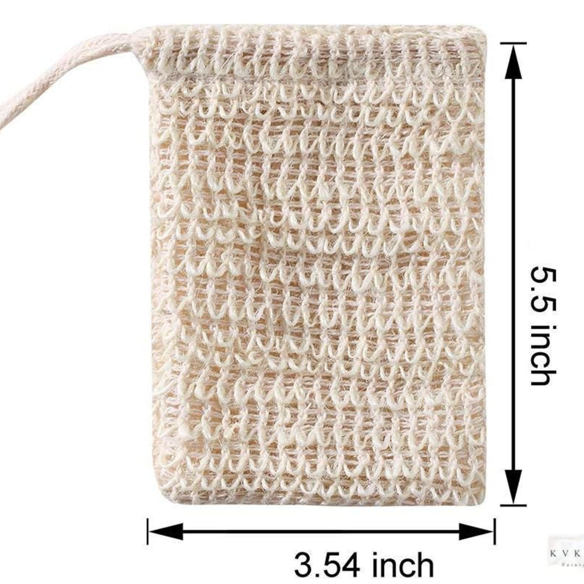 Natural Sisal Soap Bag - Soap Saver Pouch, Exfoliating Soap Bags, Soap Sack