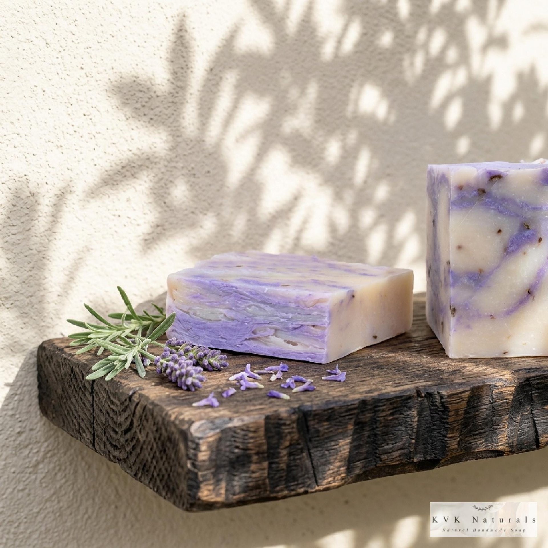 Lavender Flowers Soap Bar: Natural Handmade Cold Process Soap