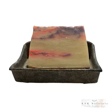 Lemon Green Tea Soap Bar - Natural Handmade Organic Soap, Cold Process Bar, Homemade Soap