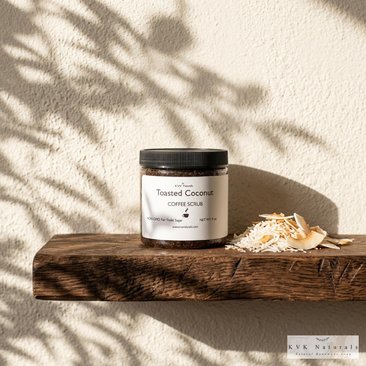 Toasted Coconut Coffee Scrub: Natural Exfoliating Body Polish