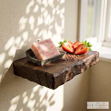 Strawberry Scented Soap Bar: Natural Handmade Cold Process Soap