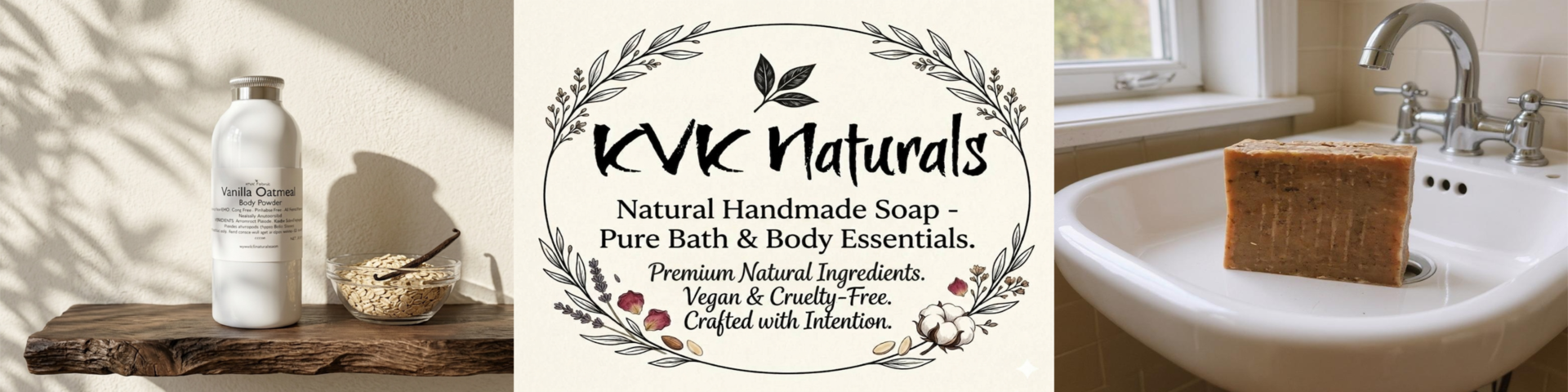 Handmade Artisan Soap, Natural Bath and Body Care | KVK Naturals
